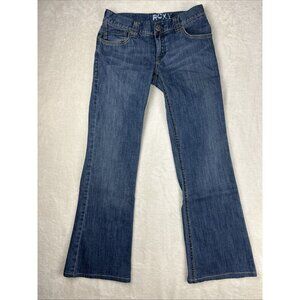 Roxy Sunset Beach Flare Fit Jeans Sz 3 Low Rise Y2K denim Youth